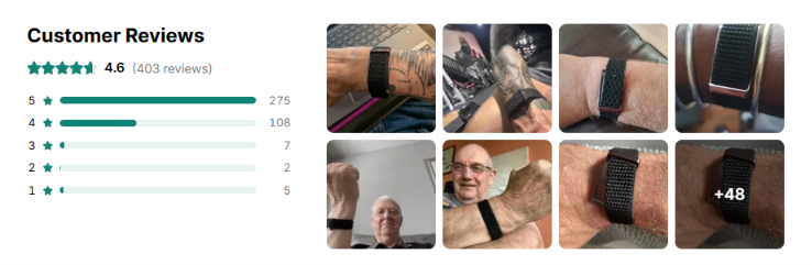 HLTH Band 1.0 Customer Reviews