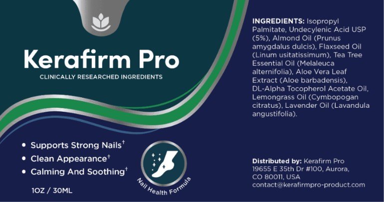 KeraFirm Pro Supplement Facts