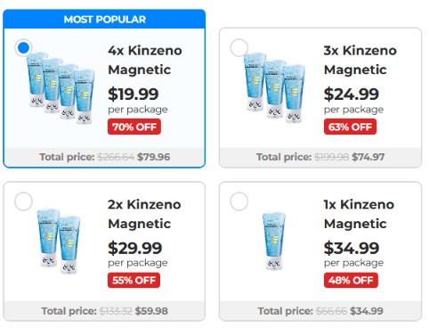Kinzeno Magnetic Gel Roller Price