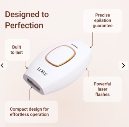 LoweSkin Laser Epilator Feature