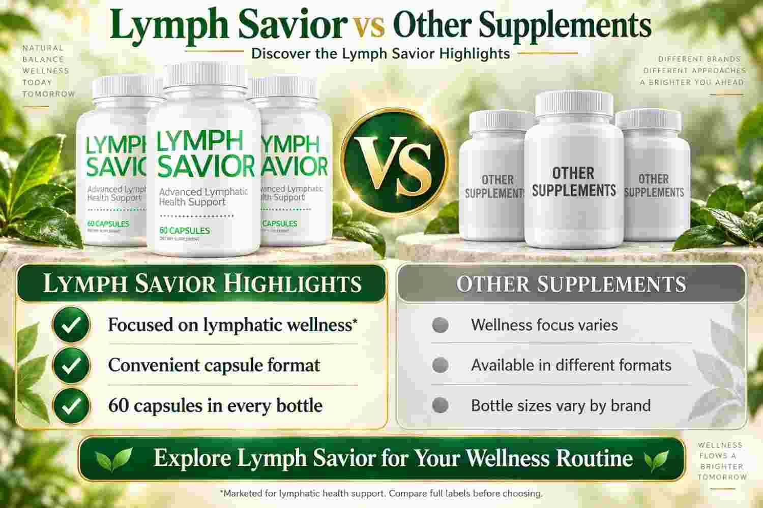 Lymph Savior Vs Other