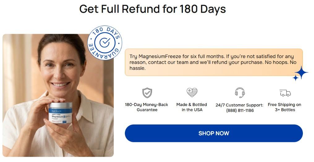 Magnesium Freeze Money Back