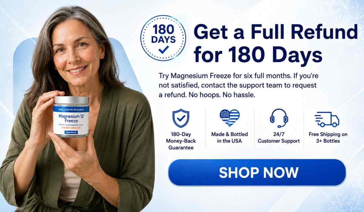 Magnesium Freeze money back guarante