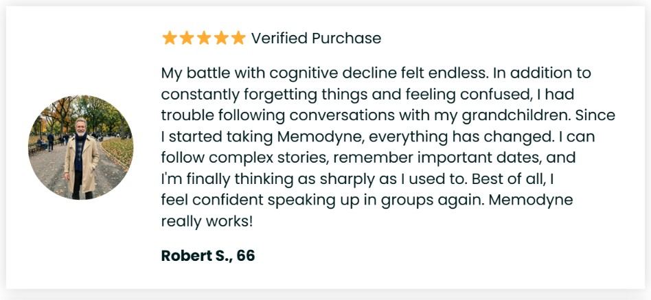 Memodyne Customer Reviews