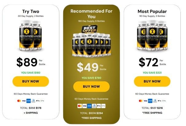 MotionPrimeX pricing details