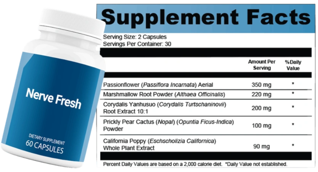 Nerve Fresh Supplement Facts