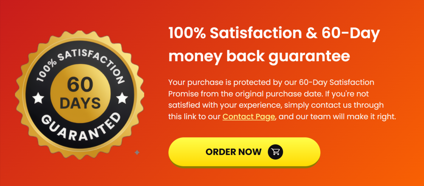 NexBurn money back guaratee