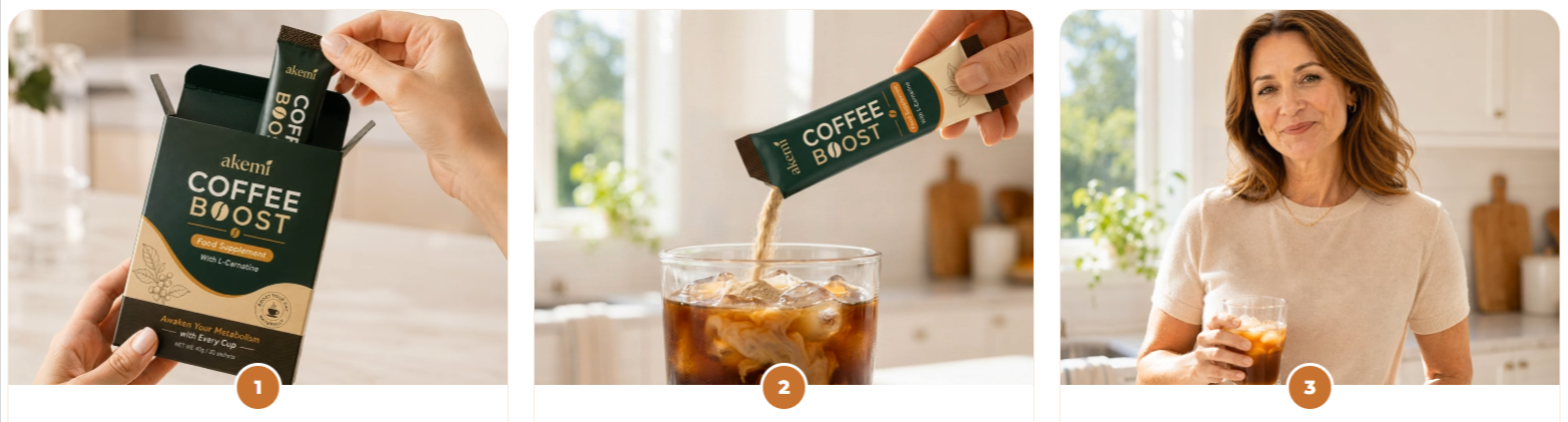 Akemi Coffee Boost UK uses