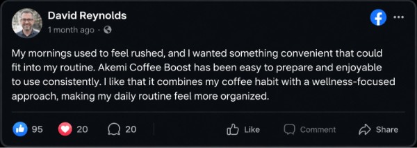 Akemi Coffee Boost customer reviews2