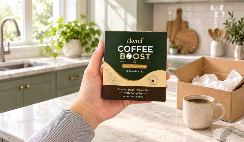 Akemi Coffee Boost open box image