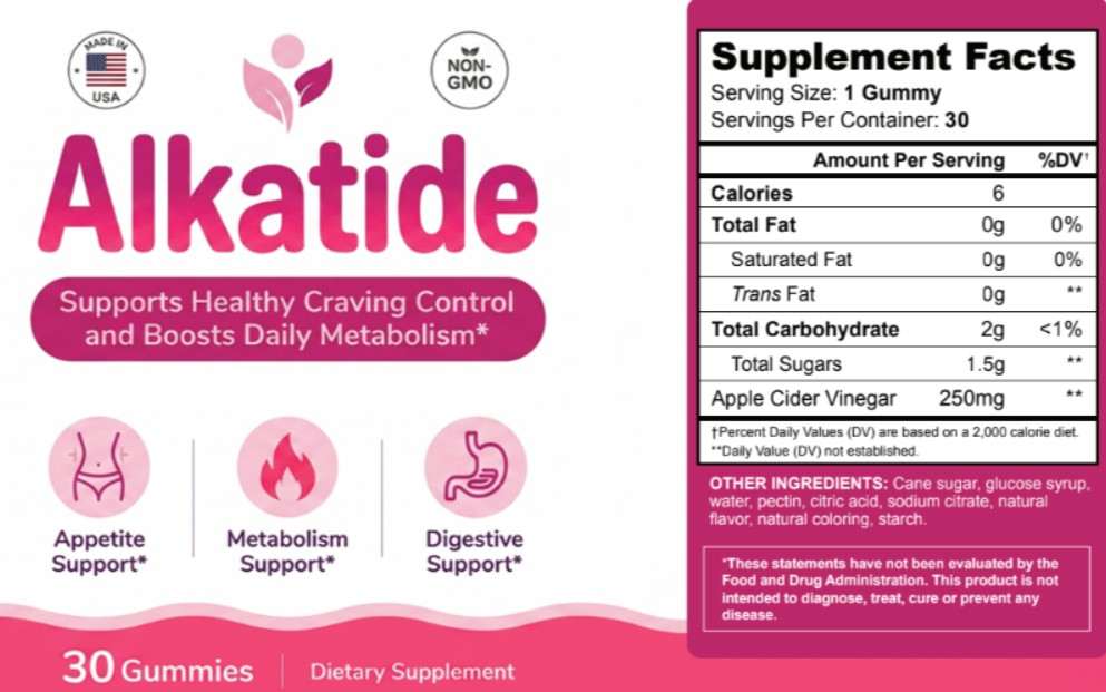 AlkaTide supplement facts