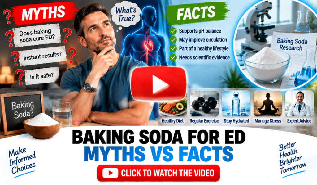 BAKING SODA FOR ED MYTHS VS FACTS