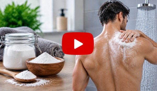 Baking Soda Trick for Mens in Shower