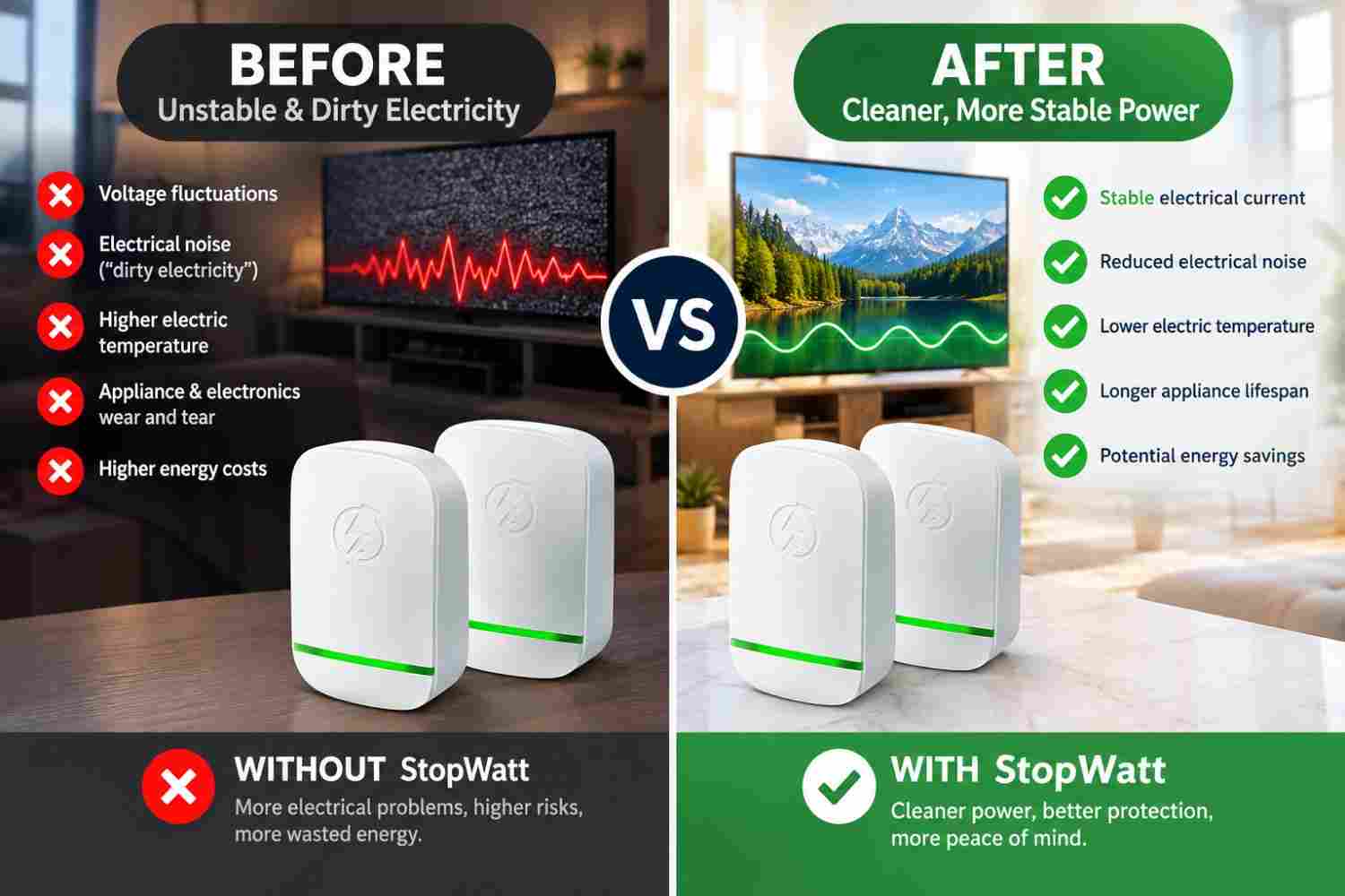 Before and After Power Comparison