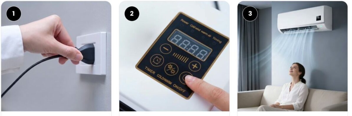 BlizzAir Portable AC uses