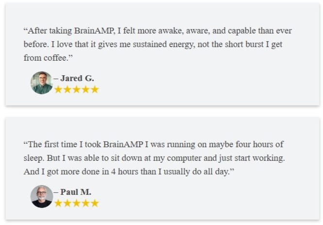 BrainAMP Customer Reviews