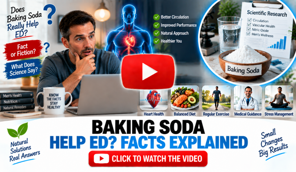 DOES BAKING SODA REALLY HELP ED