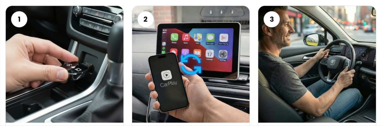 DrivePair Wireless CarPlay Use