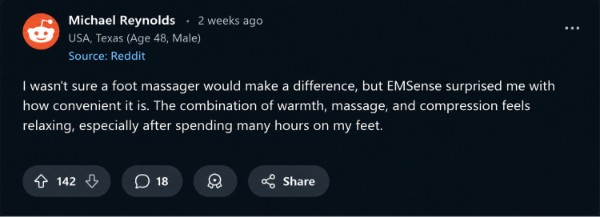 EMSense Foot Massager cus1