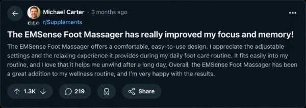 EMSense Foot Massager cus2