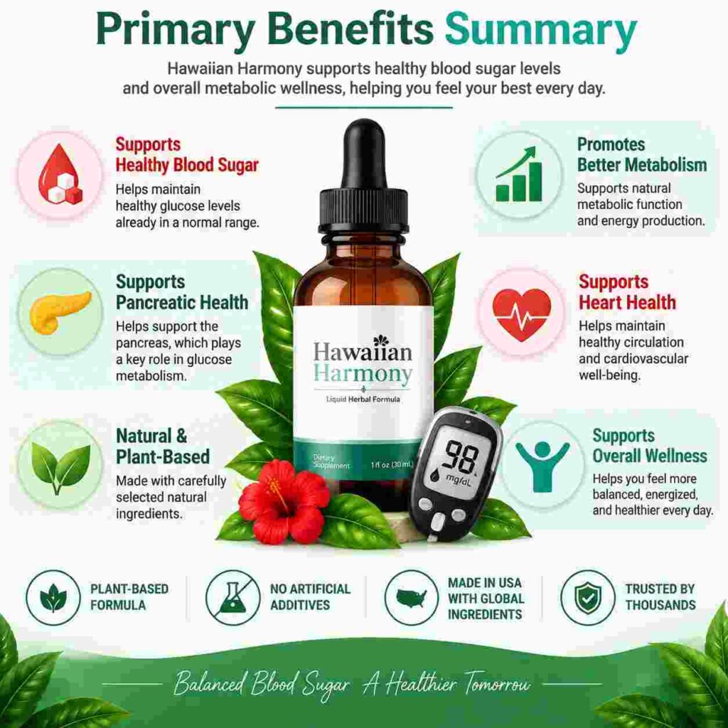 Hawaiian Harmony benefits
