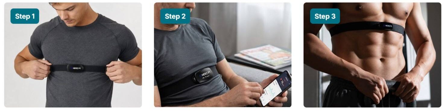 Herz P1 HR Chest Strap Use