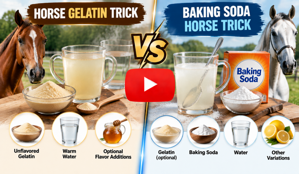 Horse Gelatin vs Baking Soda Tricks