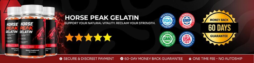 Horse Peak Gelatin quality asssurance