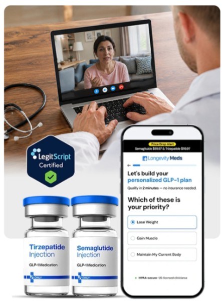 LongevityMeds - GLP-1 review