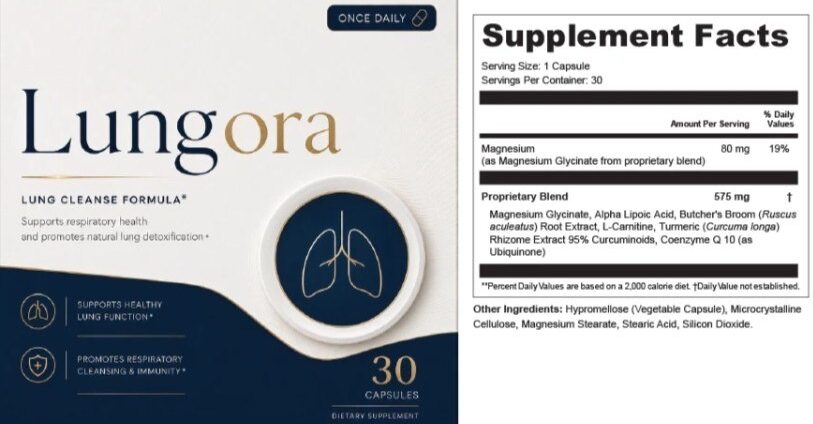 Lungora supplement facts