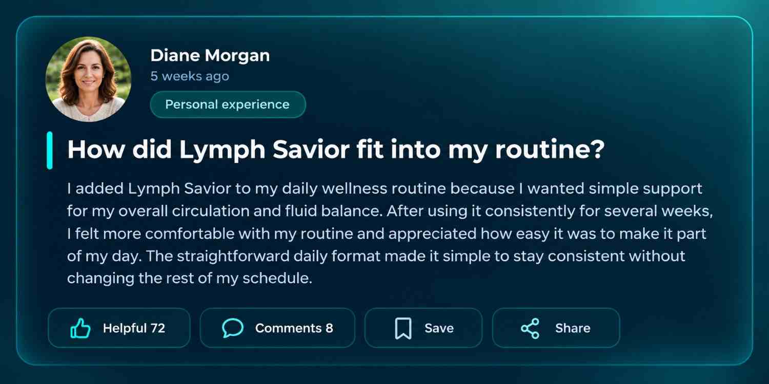 Lymph Savior Customer Reviews