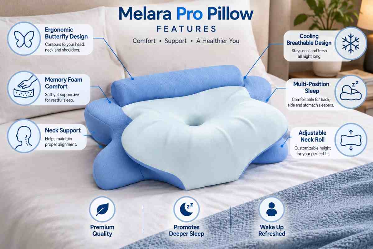 Melara Pro Pillow features