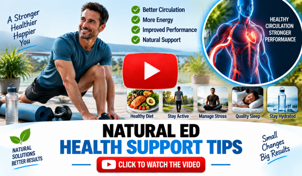 NATURAL WAYS TO SUPPORT ED HEALTH
