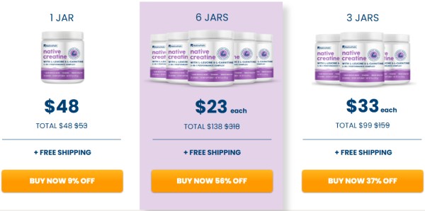 Native Path Creatine prices