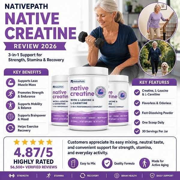 NativePath Native Creatine benefits
