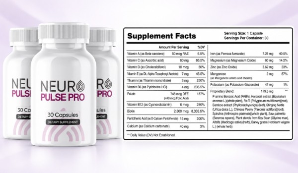 NeuroPulse Pro supplement fact