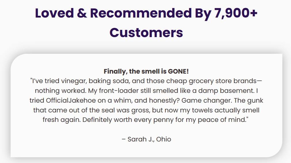 OfficialJakehoe FreshWash Tabs Customer Reviews