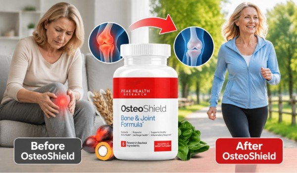 OsteoShield before and after