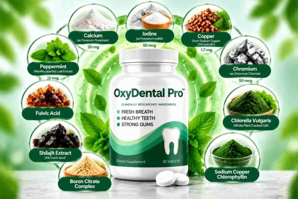 OxyDental Pro ingredients