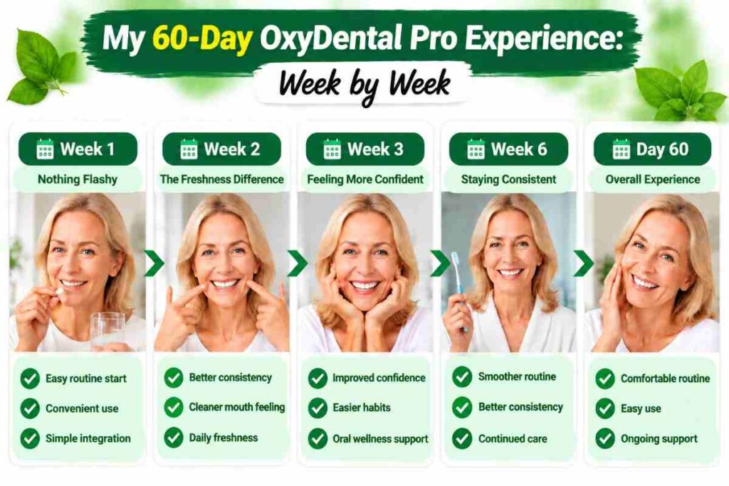OxyDental Pro week by week