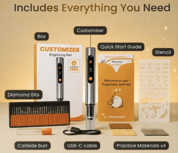 Resparked Engraving Pen Includes