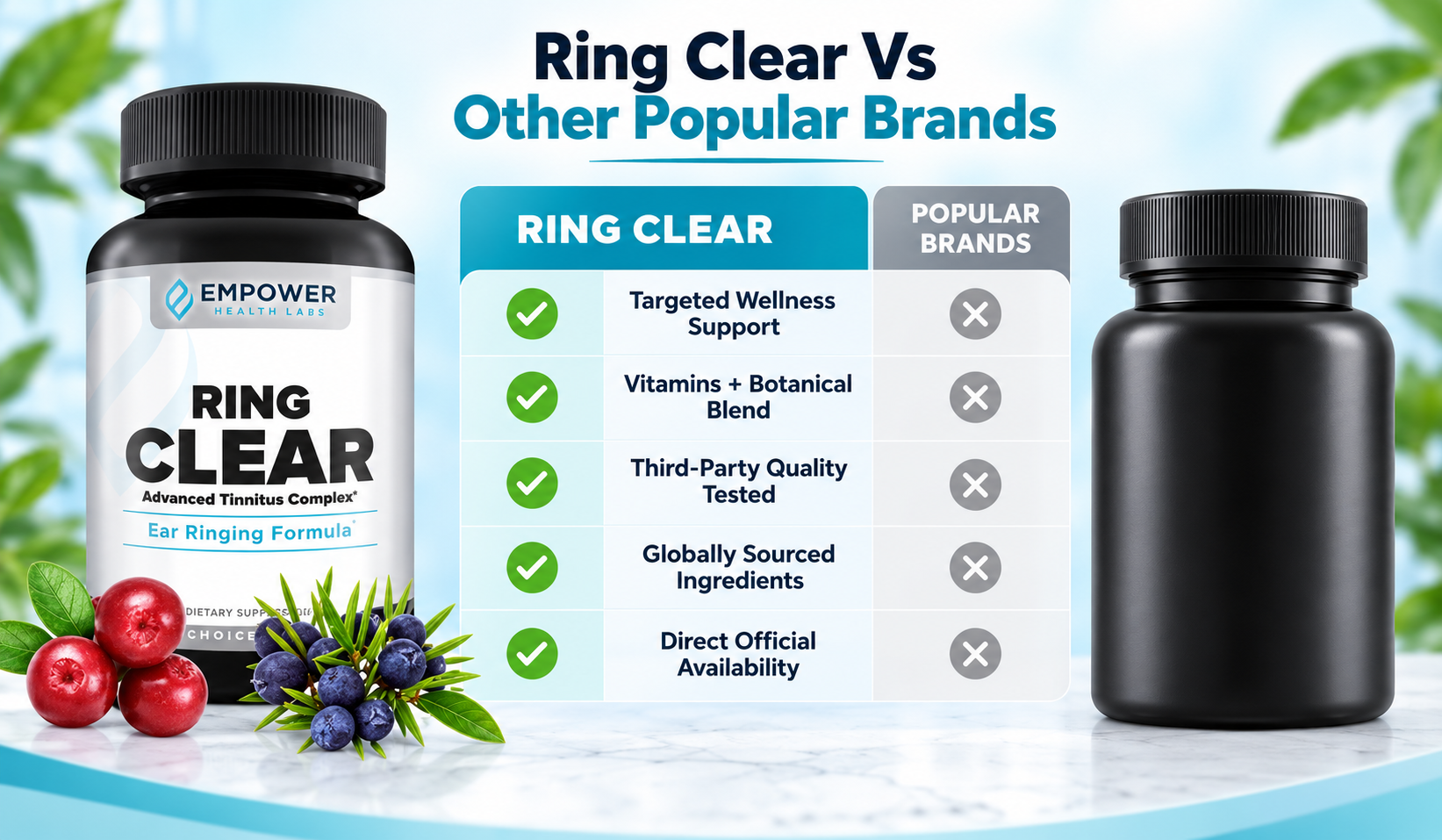 Ring Clear Vs Other Popular Brands