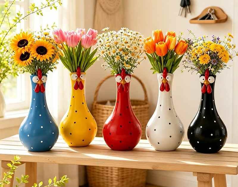 Shirem Cheeky Chook Vase