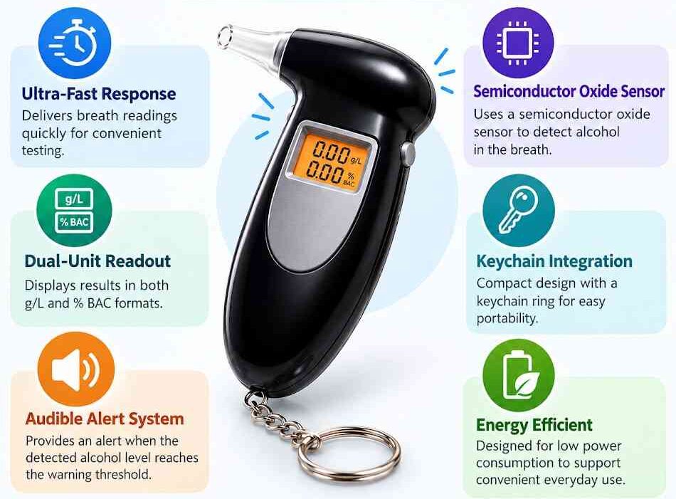 SoberBreath features