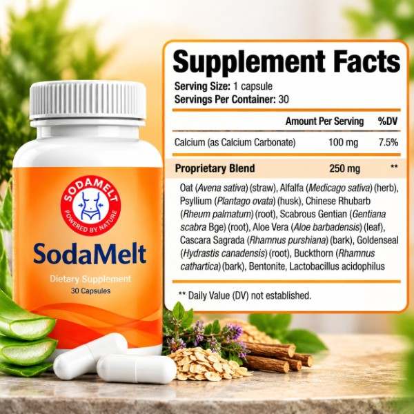 SodaMelt supplement fact