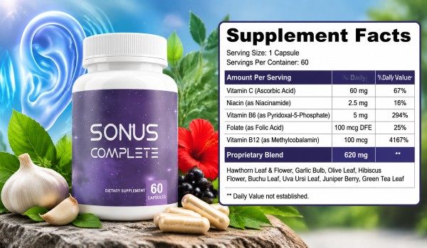 Sonus Complete supplement fact