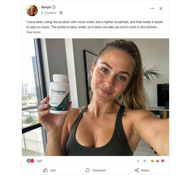 Trimoryn customer reviews 1