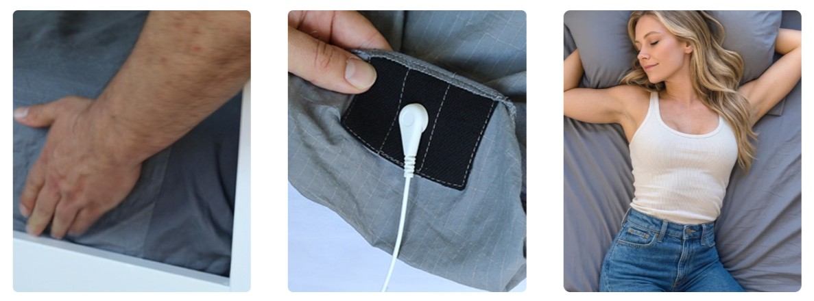 Velin Grounding Bed Sheets Use