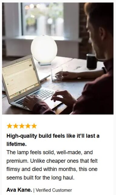 Velin Sunniva Light SAD Lamp Customer Reviews