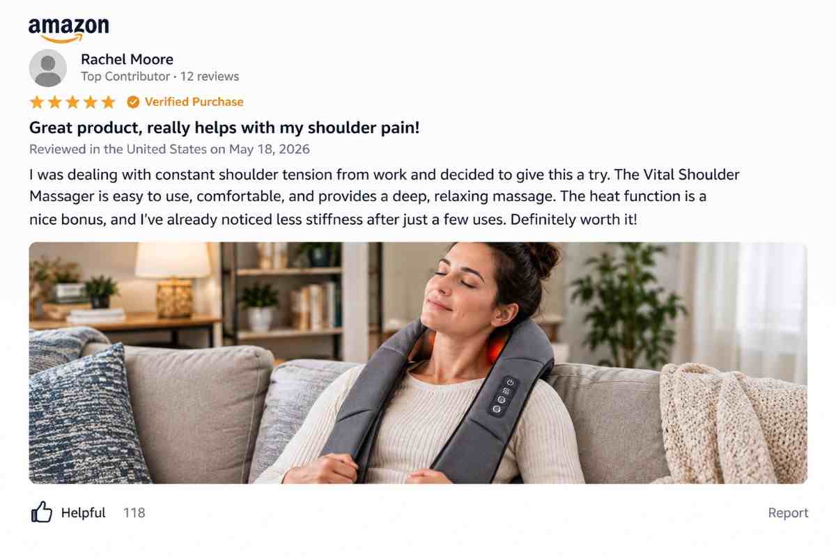 Vital Shoulder Massager Amazon